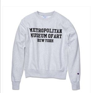 MET MUSEUM CHAMPION CREWNECK SWEATSHIRT